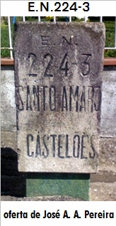 E.N. 224-3 - Santo Amaro - Barreiro de Alm - Pinheiro da Bemposta
 - Palmaz - E.N.16-3 - Rio Caima